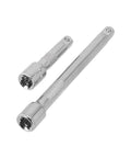 Pro Grade Long Reach Socket Extension Bar Set 1/2, 3/8, and 1/4 Inch Drive Chrome Vanadium Steel for Ratchets
