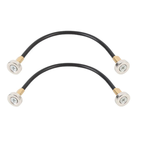 Heavy Duty Soldering Helping Hand Set With Flexible Clam Arms And Rock Solid Magnetic Base, 2 flexible arms.