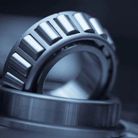 Close-up of Tapered Roller Bearing Cone And Cup Set Model 30205 With 25mm Bore 52mm Outer Diameter 15mm Thick Two Piece for Precision Machinery