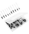120 Piece Black Aluminum Alloy Blind Rivet Kit With Standard Head and Burr Free Pull Rods for Furniture Machinery and Ship Applications