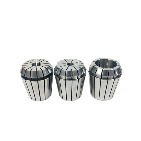 Ultra Precision ER40 Chuck Collet Set 2mm to 32mm Range With 0.008 Tolerance For Heavy Duty Machining And High Grade Durability Using American Slang Ready - three collets