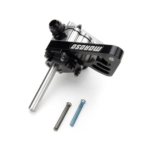 External Single Stage Oil Pump For Wet Sump Pans Featuring Aluminum Gerotor Housing And 1.200 Inch Pressure Stage with mounting screws.