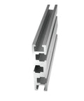 1560T Aluminum Extrusion Frame Silver Anodized 15x60mm Linear Guide Profile For Industrial Fence Equipment Framework Stand Edge 650mm Long