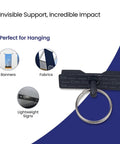 Magnetic Ceiling Hooks Set Of 20 Heavy Duty Neodymium Hooks With 5 Lbs Pull For Hanging Signs And Banners On Metal Surfaces