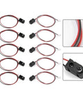 Dope IR Break Beam Sensor Module Kit With 3mm Photoelectric Emitter And Detector, DC 3 to 5 Volt, 2 Millisecond Response, 5 Piece Set