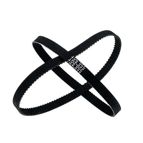 GT2 10mm Closed Loop Timing Belt 1 Piece Built To Last Quiet Smooth Operation 2GT Belt For 3D Printer CNC crossed view