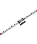 MGN9 300mm Linear Sliding Rail Kit With MGN9H Carriage Block And Mini Guide for Mini CNC, 3D Printers, precision guideway, front view