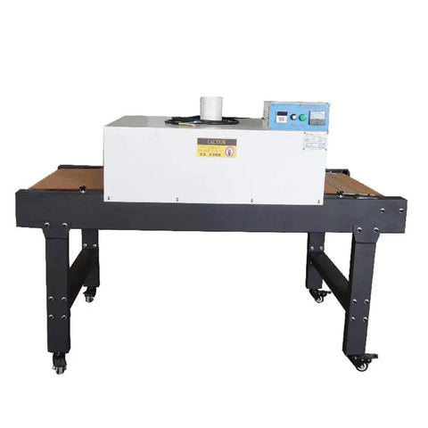 Heavy Duty Screen Printing Conveyor Dryer 220V 4800W With 5.9 Ft By 25.6 In Belt IR Heated T Shirt Dryer For Fast Curing And Crisp Colors
