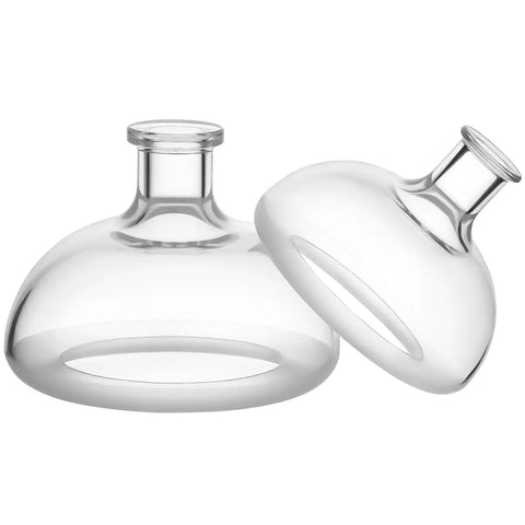 Chest Percussion Cups Mucus Removal Device With Flutter Valve, Palm Percussor, clear silicone design, for adult and baby use