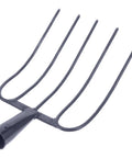 Heavy Duty Stainless Steel Hand Fork For Gardening And Farming, Easy Weeding And Digging, Durable Iron Construction, Dark Blue.
