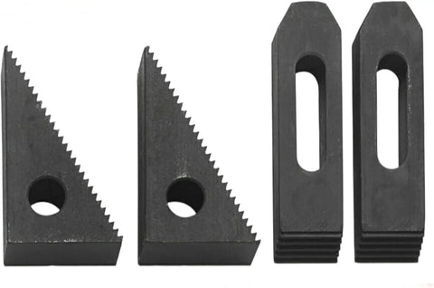 M6 Clamp Kit Set for 3 Inch and 4 Inch Rotary Tables, Rock Solid Workholding Clamps for Milling, Drilling and Engraving, Precision Metric T Slot Clamp Set, black steel clamps