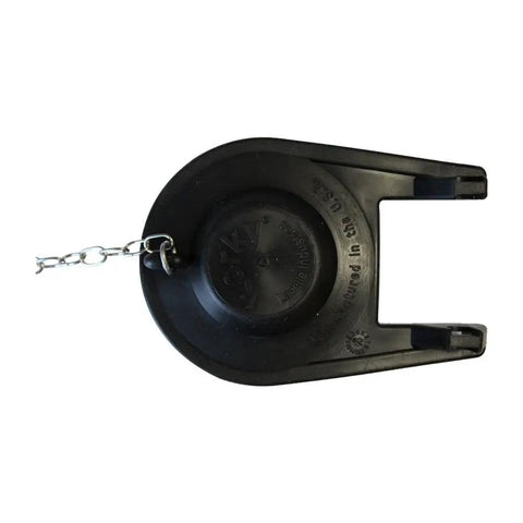 Black 54BP 2 Inch Toilet Tank Flapper Replacement Seal For Running Or Leaking Toilets Easy To Install Made In USA with chain
