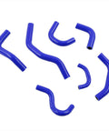 Top Notch Low Pressure Fuel Line Kit For 2012 to 2016 Duramax Chevy GMC Trucks Replaces OEM Part Numbers Silicone Hose Upgrades, blue silicone hoses