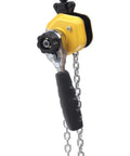 Compact Manual Chain Hoist Lever Block 0.25 Ton Capacity 550 Lbs Lift 10 Ft Chain With Lifting Hook Anti Jam Guide Wheel Handy Knob Adjustable