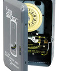 WH40 Mechanical Water Heater Time Switch Durable Gray Housing With Easy Dial Settings For Precise Daily On Off Control