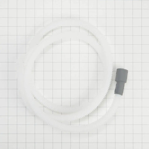 Coiled Drain Hose Extension For Dishwashers 6 Feet White Genuine OEM Replacement Part Replaces 1489097 8269144