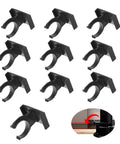 Heavy Duty 10 Pack Toe Kick Clips For Cabinet Leveler Legs With Snap On Plastic Brackets For 1 Inch Furniture Feet