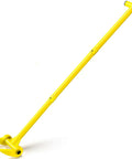 48 Inch Pallet Buster Heavy Duty Pry Bar With 110 Degree Deck Board Removal Tool Built From Carbon Steel To Tear Through Decks Pallets And Standing Hardwood Demolition And Save Your Back And Knees On Tough Jobs, yellow