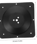 Heavy Duty Cast Iron Table Leg Mounting Plates For Furniture Revamps And Caster Hardware No Sweat Easy Install Connector Brackets, 9.24in size.