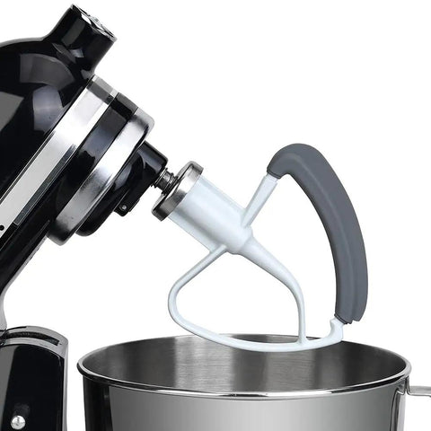 Game Changing Flex Edge Beater for 4.5 to 5 QT Tilt Head Stand Mixer Attachments with Flexible Silicone Edges and Bowl Scraper