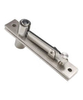Heavy Duty 360 Degree Rotating Hidden Bookcase Hinges Set For Secret Doors And Pivot Door Installations Stainless Steel Concealed Hinges Ultra Stable Hidden Pivot Hinges 2 Sets front view