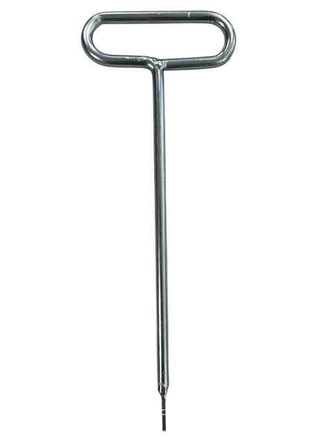 Exhaust spring removal tool for snowmobiles, dirt bikes and motorcycles; 19-inch metal rod with full-loop handle