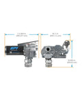 M-1115S-PO Fuel Transfer Pump For Stationary Tanks, 12 GPM At 115V, Built Tough For Gasoline Blends Up To E15, Diesel Up To B20, And Kerosene, Includes Spin Collar And Lockable Nozzle Holder For Quick, Safe Refills.