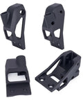 Beefed Up Aluminum Shock Absorber Mount Tower Set For One Tenth Scale RC Crawler VS4 10 Phoenix Chassis Front And Rear Upgrade Parts Direct Bolt On Replacement Machined Pockets Reduce Weight Black