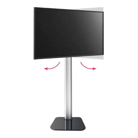 Universal Tabletop Tv Mount Heavy Duty Bracket For Flat Screen Tv And Led Monitor No Drill Drama with adjustable swivel design.