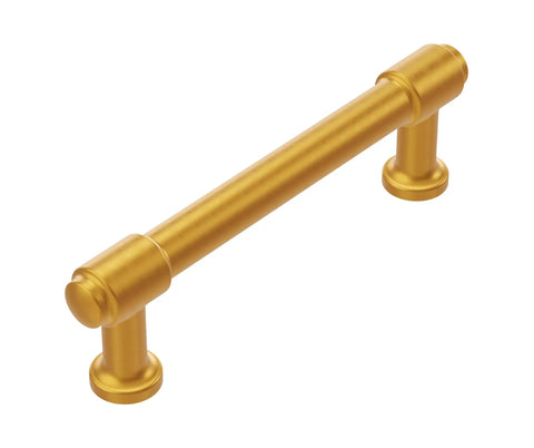 Gold cabinet pull handle, not matching the 10 Pack Solid Core Chrome Cabinet Pulls For Kitchen And Bath, Luxury Handles For Doors And Dresser Drawers, 6 5 16 Inch Hole Center, Piper Collection, Durable And Sleek Hardware Built To Last, Designed In USA Since 1893.