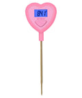 Heart Shaped Digital Thermometer For Cooking And Grilling With Instant Read In Celsius Or Fahrenheit Pink Finish Must Have