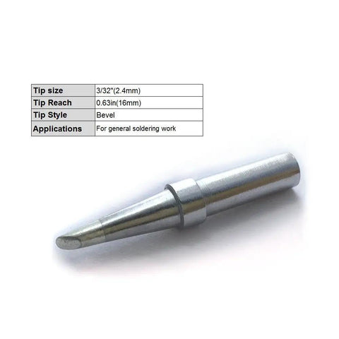 Replacement Soldering Tips Pack For Weller Soldering Stations Including WES51 WESD51 WE1010NA WCC100 PES51 EC1201A ET Tip Set Ten Pack