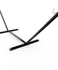 12 Ft Hammock Stand With Hooks And Chains For Two Beefy Heavy Duty Steel Frame For Outdoor Patio Backyard Portable Black Design Supports Up To 450 Pounds
