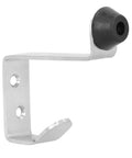 Stainless Steel Door Stopper With Built In Hook 2 Pack For Home And Office Multifunctional Door Holder side view