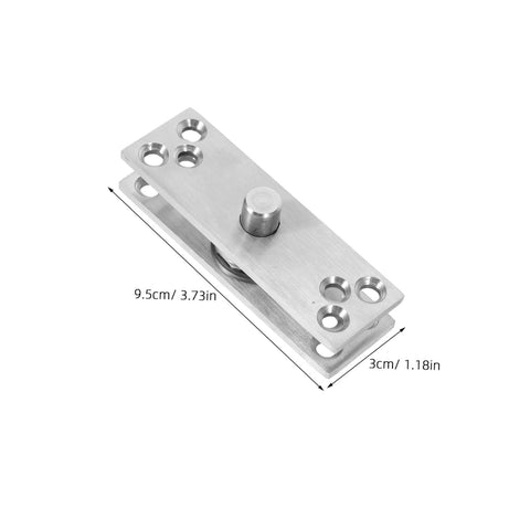 Heavy Duty Concealed Door Pivot Hinge 360 Degree Rotation Stainless Steel Hidden Door Hardware For Cabinet And Bookcase