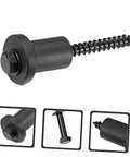 Sliding Barn Door Track Spacers And Connectors For Easy, No Fuss Installation Durable Carbon Steel Stoppers shown in detail