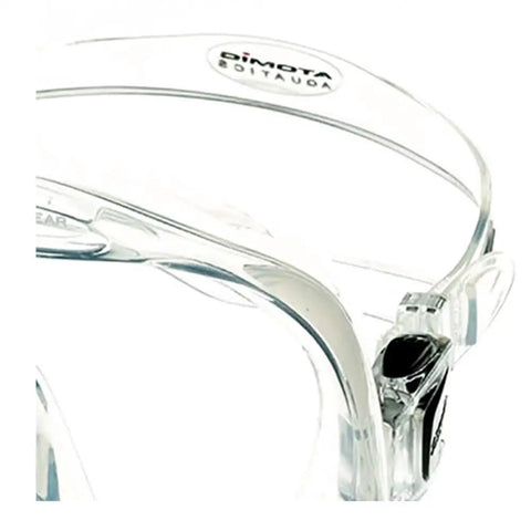 Frameless Dive Mask With Large Lenses And Close Fitting Skirt For A Comfy Fit Squeeze To Adjust Buckles And Wide Field Of Vision For Scuba Diving