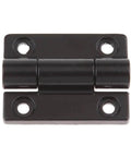 Ball Bearing Door Hinges 45x34mm DUSAHDSG Heavy Duty Zinc Alloy Black Adjustable Torque Door Positioning Hinge front view