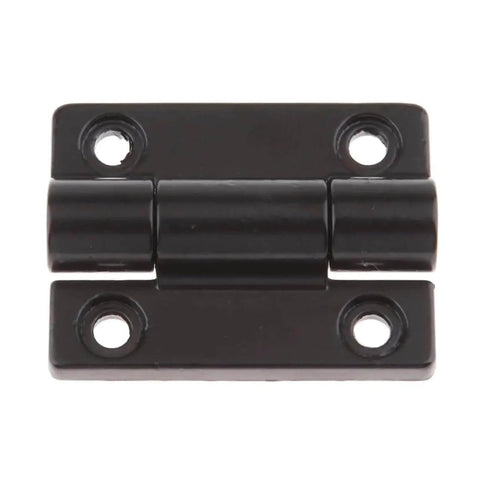 Ball Bearing Door Hinges 45x34mm DUSAHDSG Heavy Duty Zinc Alloy Black Adjustable Torque Door Positioning Hinge front view