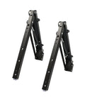 Folding Seat Stool Bracket Hinge With Silent Hydraulic Buffer For Heavy Duty Wardrobe Closets Shoe Cabinets Doors Hardware Durable Steel Build
