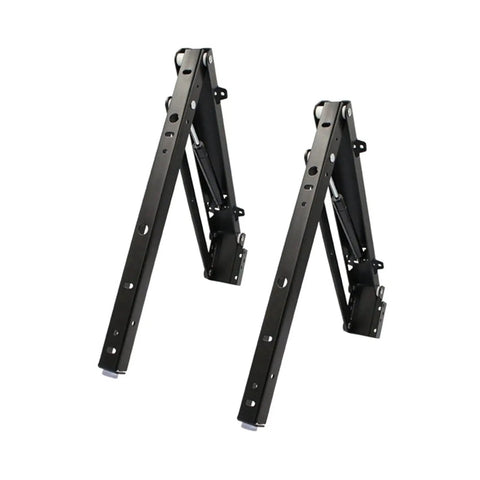 Folding Seat Stool Bracket Hinge With Silent Hydraulic Buffer For Heavy Duty Wardrobe Closets Shoe Cabinets Doors Hardware Durable Steel Build