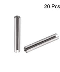 Slotted Spring Pin M3 X 12mm 304 Stainless Steel Split Roll Dowel Pins Plain Finish 20Pcs Grab And Go Quick Positioning And Durable