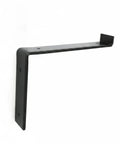 Heavy Duty L Shaped Shelf Brackets Carbon Steel Wall Mount Supports For Deep Shelves Six To Twelve Inch One Pack