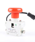 ZJK300a Heavy Duty Stop Switch For Industrial Control Panels, featuring red button and solid white body, designed for safety.