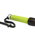 SL3 ELED L2 Dive Light With Batteries Included In Safety Yellow Twist On Bezel Two O Rings Sealed Waterproof, side view