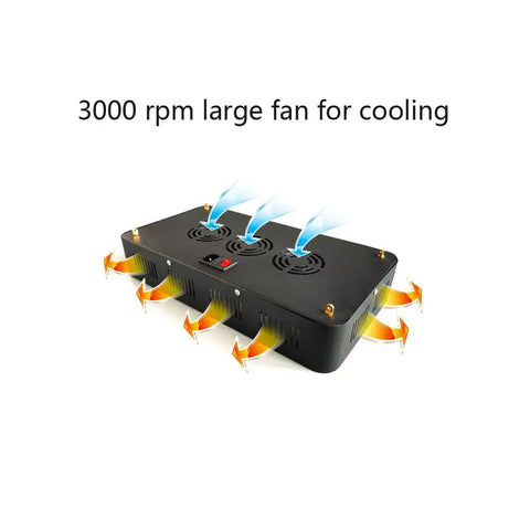 Killer Cold Source 3000W UV Resin Cure Lamp For Hella Fast Glue Hardening Perfect For Delicate 3D Parts With Sick Durability And Super Long Lifespan cooling fan with airflow design.