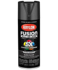 60 Pack Of 12 Oz Black Gloss Spray Paint And Primer Bundle Boasts Hella Tough Bonding With No Primer Stress And Heavy Duty Rust Barrier For Straightforward Indoors Or Outdoors Refreshes - 12 oz Krylon Fusion gloss black spray can.