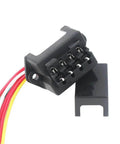 Beefy Two Input Four Output Car Blade Fuse Holder With Wire Harness ATC ATO 4 Way Fuse Box for Cars Boats Marine Trikes