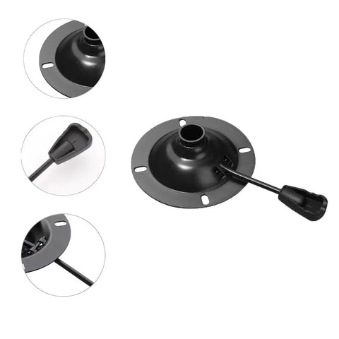 Heavy Duty Tilt Control Replacement For Office Chair Swivel Mechanism Base With Five Point Five Inch Mount Plate Up Down Lift Lever Handle