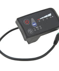 All In One 48V LED Power Level Display Meter With Speed Control for Electric Bicycles and Mountain Bikes, ABS housing with connector